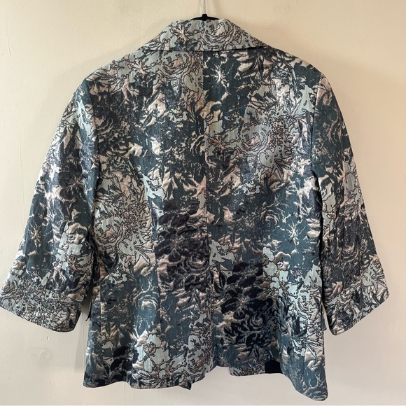 lafayette 148 ny metallic brocade blazer jacket - Picture 12 of 14